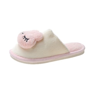 Dép sục unisex bông họa tiết Thỏ ngủ cực xinh phong cách ulzzang Hàn Quốc đi trong nhà cực êm ấm chân TH-46