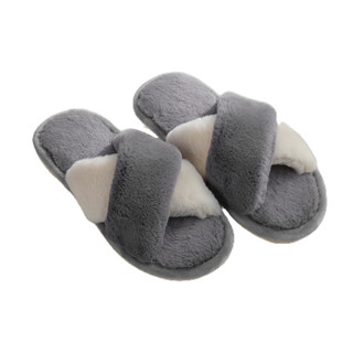 Dép lông nữ Quai Chéo Phối Màu cực xinh phong cách ulzzang Hàn Quốc đi lên chân cực êm mềm thoải mái siêu Hot TH-45