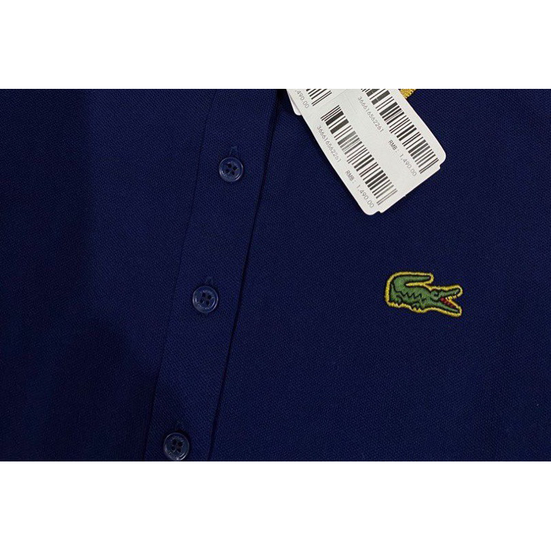 La..co.s.t.e Women's Classic Short Sleeve Stretch Mini Pique Polo Dress
