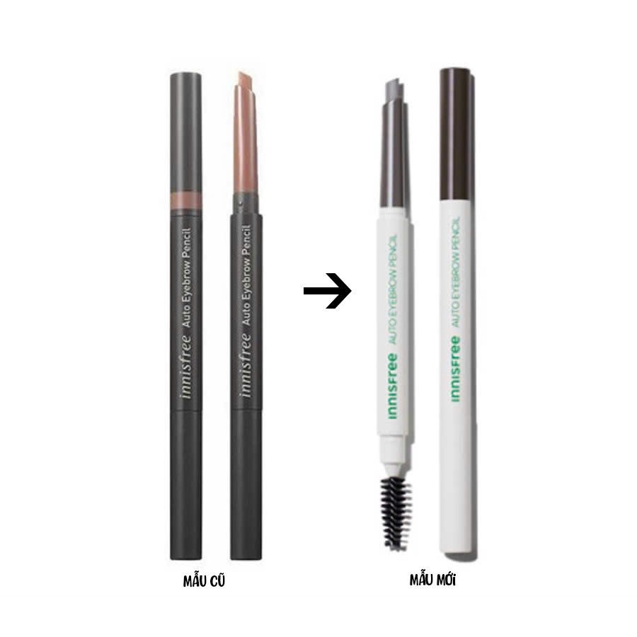 Chì Kẻ Mày 2 Đầu Innisfree Auto Eyebrow Pencil