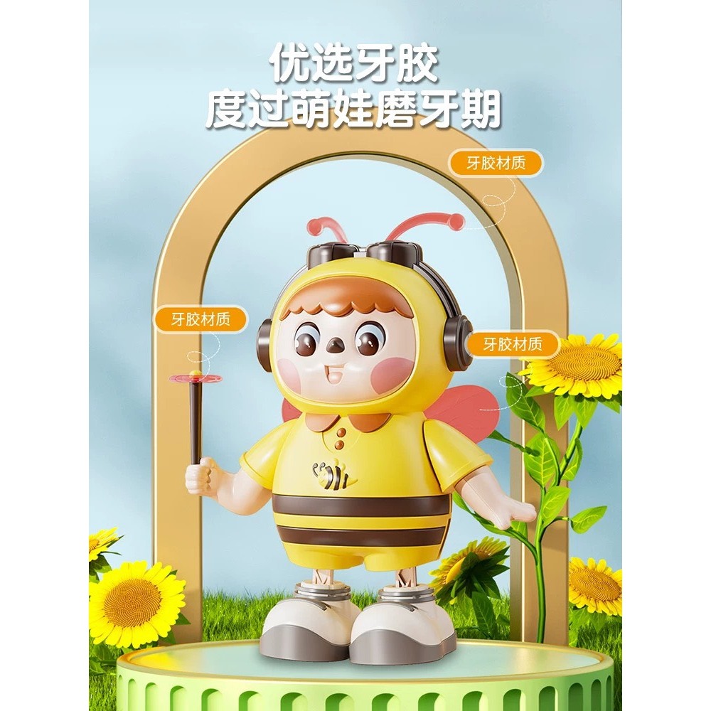 Đồ chơi Ong chạy pin phát đèn, hát nhạc và nhảy