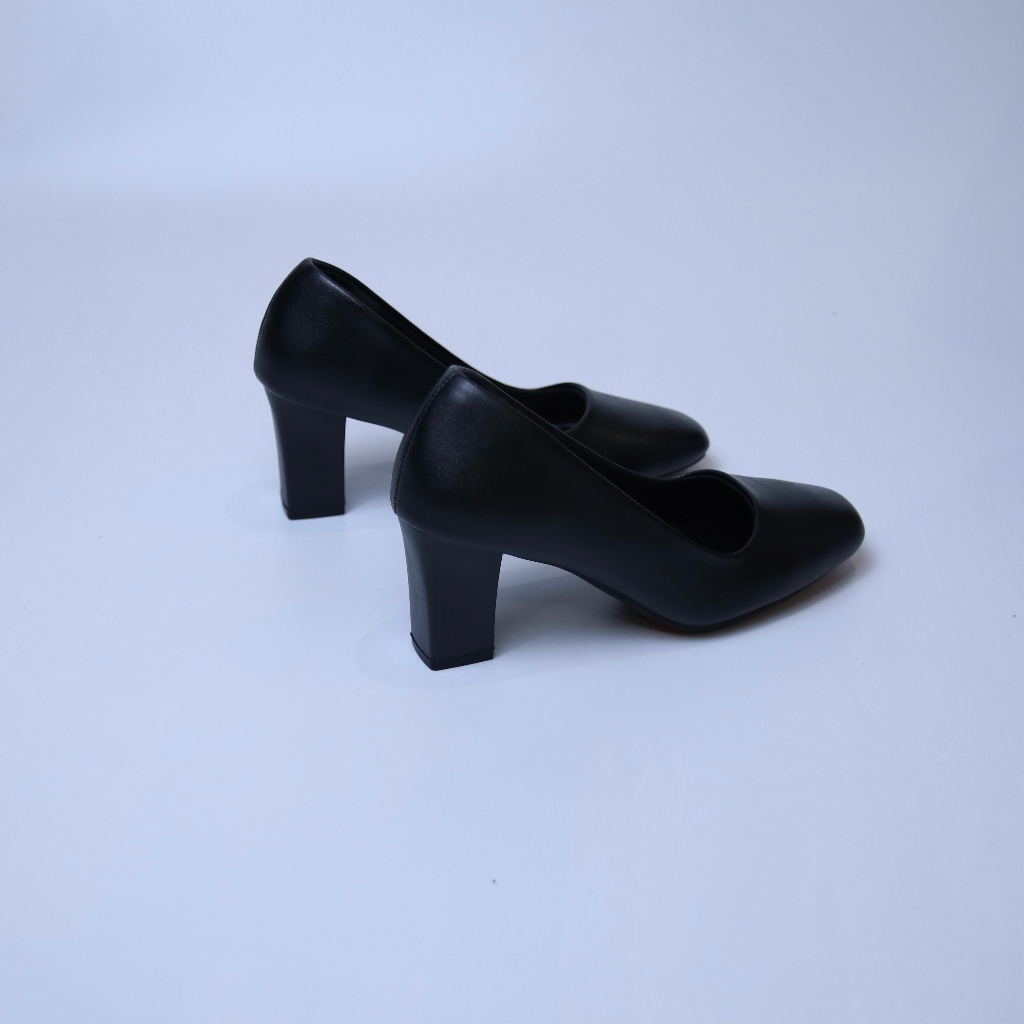 Giày mũi vuông cao 5 phân, 7 phân, giày mũi vuông trơn công sở cao 5cm, 7cm