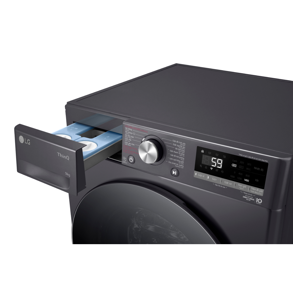 Máy giặt lồng ngang LG Inverter 9Kg FV1409S4M