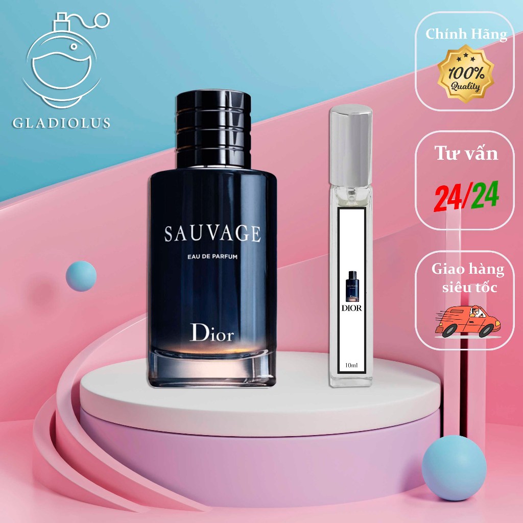 Nước hoa nam Dior SAUVAGE nam tính mạnh mẽ cuốn hút- 10ml