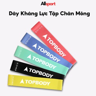 Dây Mini Band Cao Su Kháng Lực Tập Chân Mông ALLSPORT