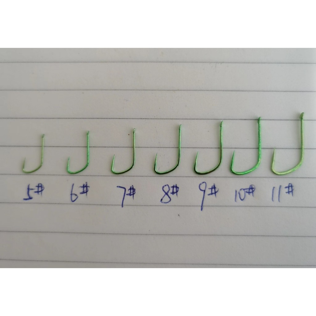 Lưỡi câu cá không ngạnh Nanh Sói xanh, hồng siêu bén, mảnh, nhẹ…