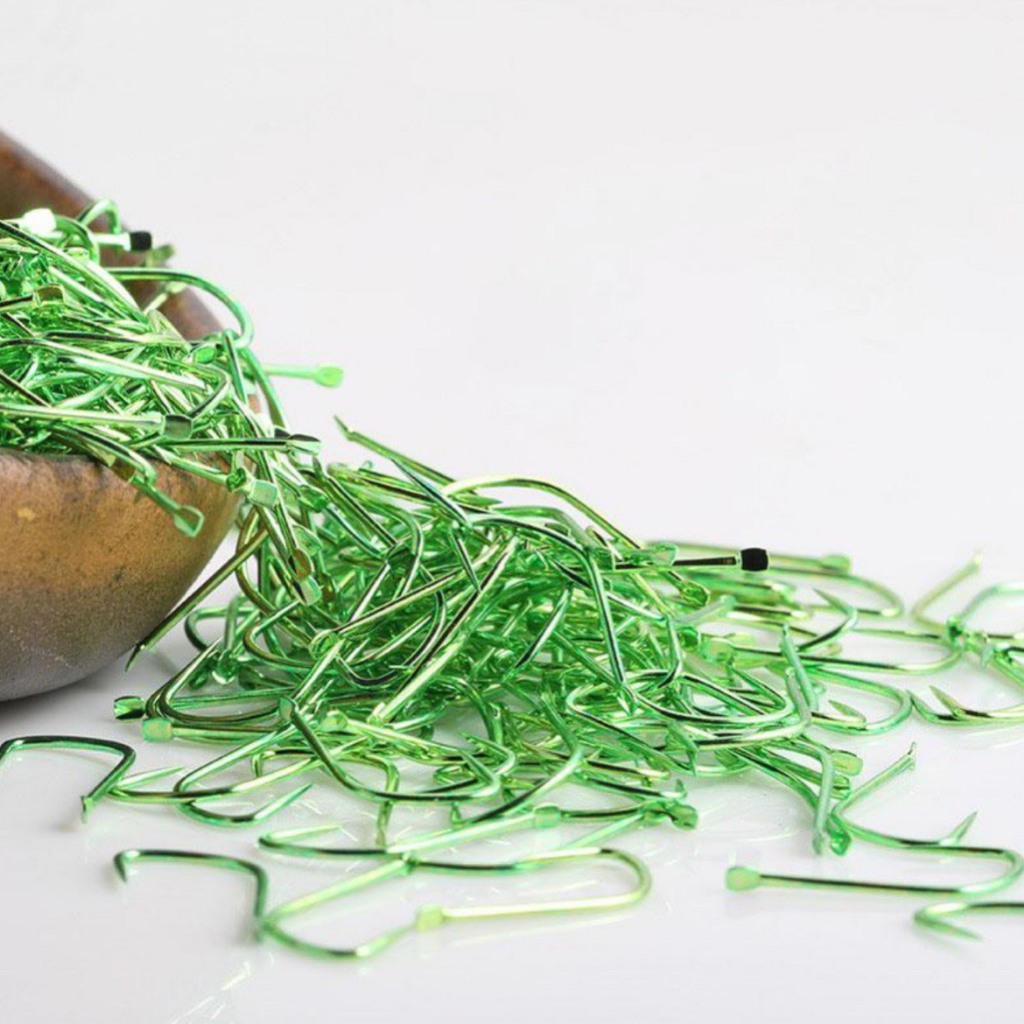 Lưỡi câu cá không ngạnh Nanh Sói xanh, hồng siêu bén, mảnh, nhẹ…