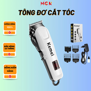 Tông đơ cắt tóc kemei km-809a chính hãng màn hình led hiển thị pin