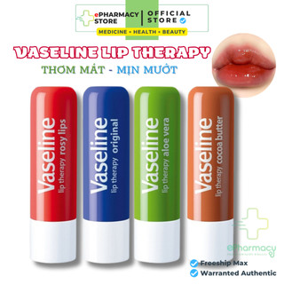 Son Dưỡng Vaseline Thỏi - Son Dưỡng Môi Vaseline Lip Therapy Dưỡng Ẩm 4.8g
