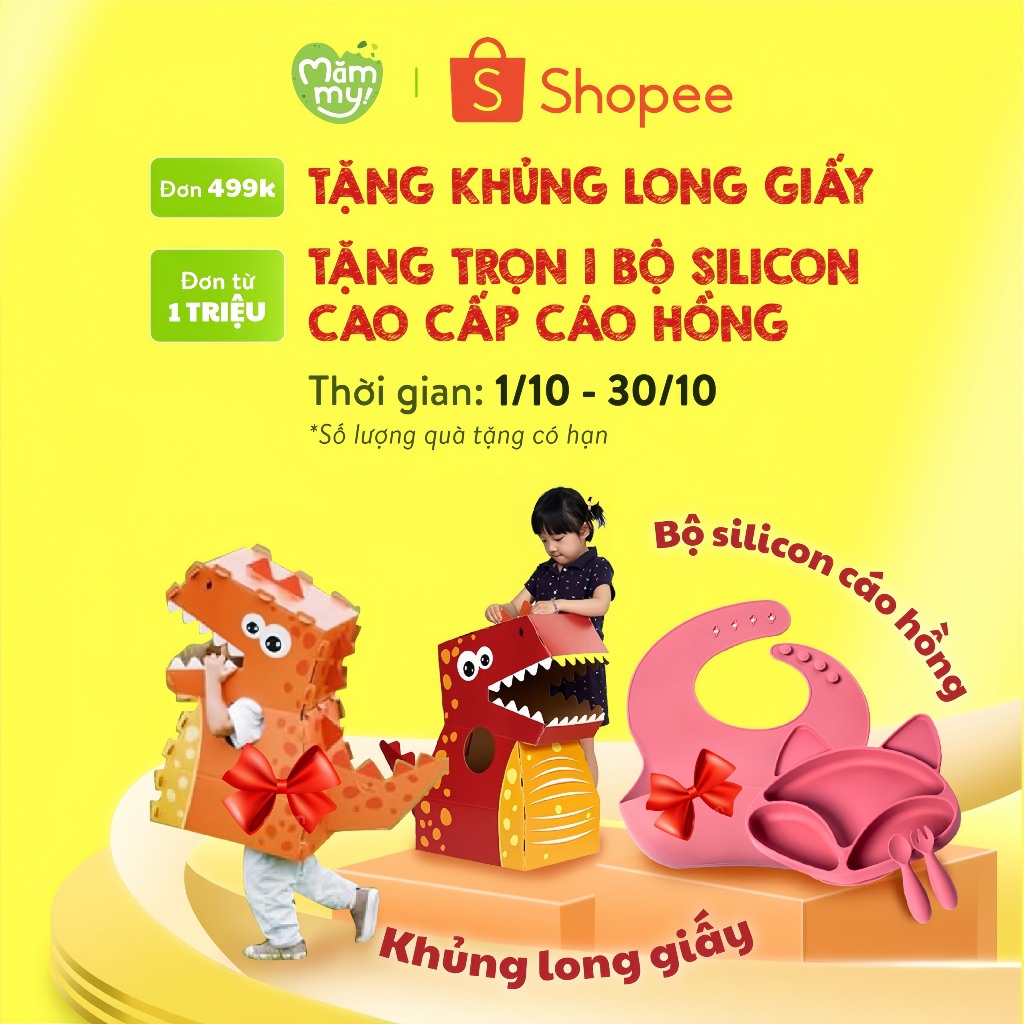 Bánh ăn dặm vị sữa chua nguyên chất Mămmy que ngắn, tan trọng miệng, dễ tiêu hóa 25 gram