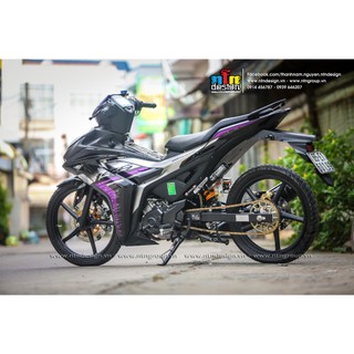 Tem Exciter 155 - Mẫu N07 (Tím)