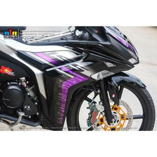 Tem Exciter 155 - Mẫu N07 (Tím)