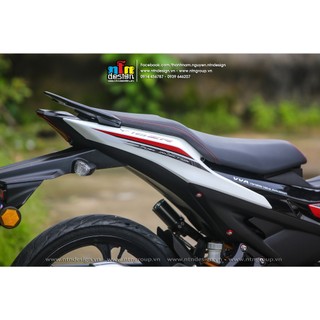Tem Exciter 155 0 mẫu N06 (Trắng đỏ)