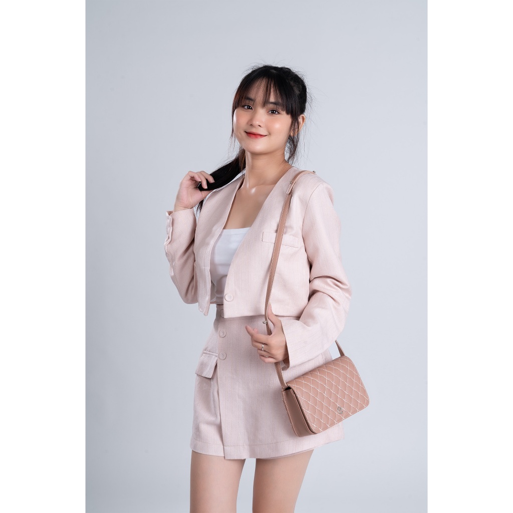 Túi đeo chéo da nữ đeo vai mini basic Yuumy Seasand YN163