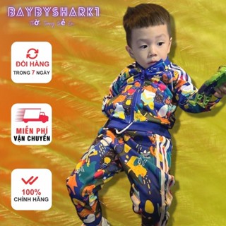 Quần Áo Thu Đông Set vẩy sơn  Cho Bé Trai Và Bé Gái. Bộ Adidas Thu Đông Mầm Shop Size Từ 10 Đến 32kg