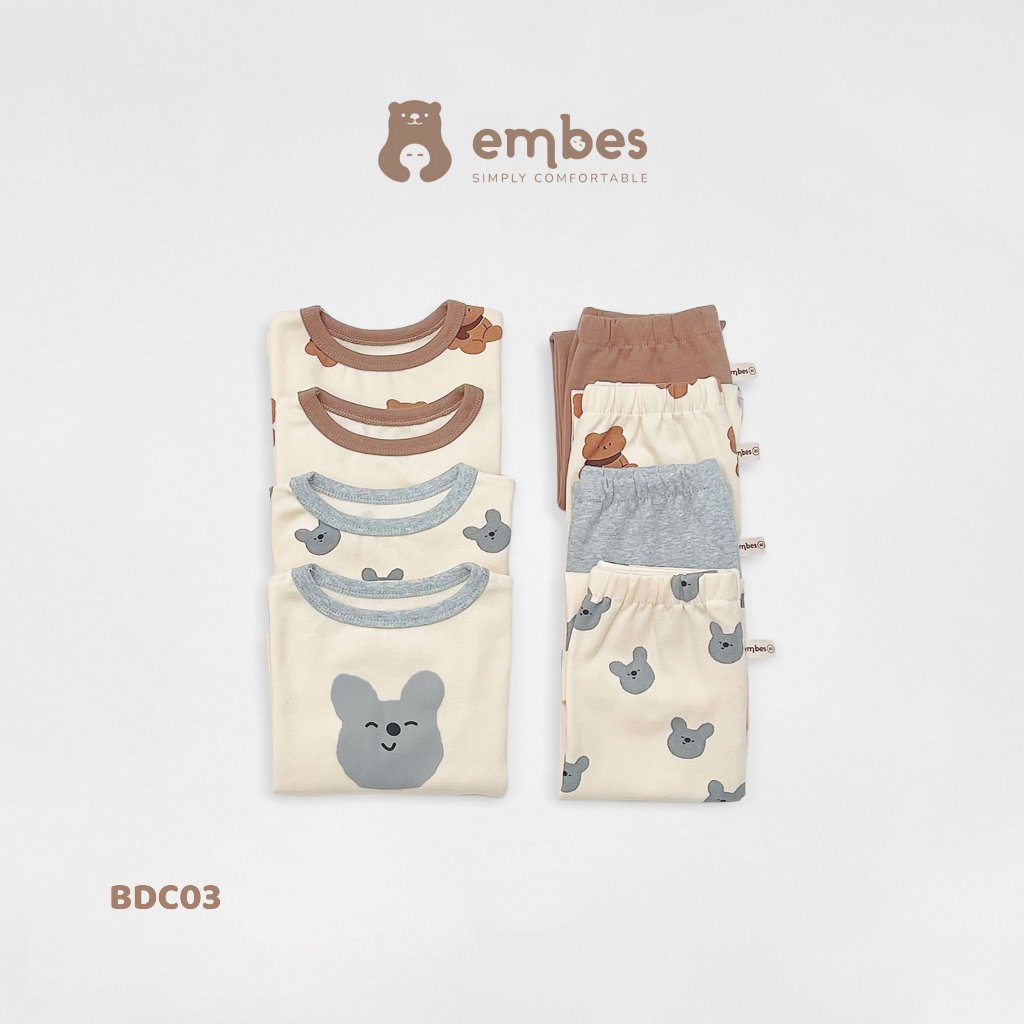 Bộ dài tay cho bé trai, bộ dài tay trẻ em Thanh Hằng Baby 9kg - 19kg