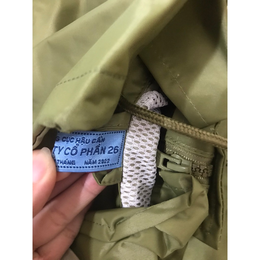 Áo Mưa Quân Nhu Bộ Công ty 26