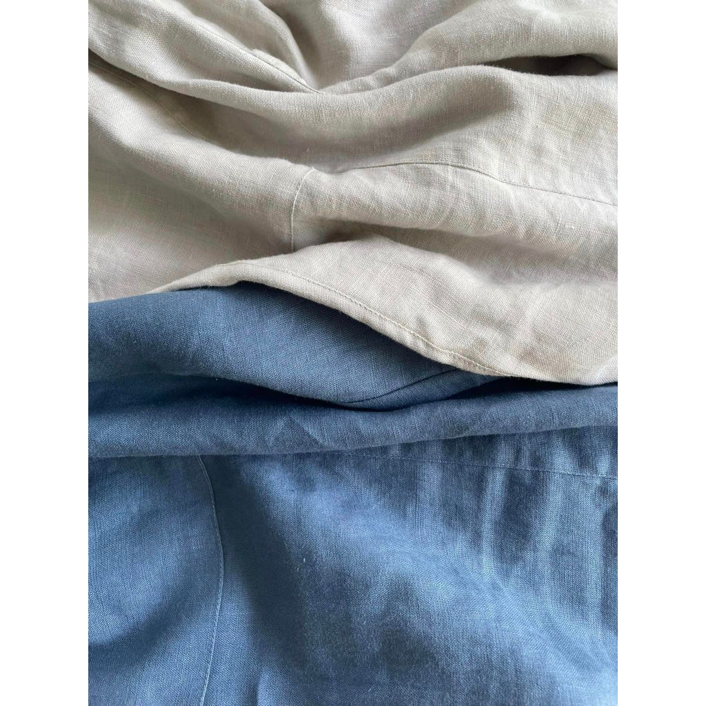 Quần linen tưng dày ghép 8 mảnh - Mé Hè