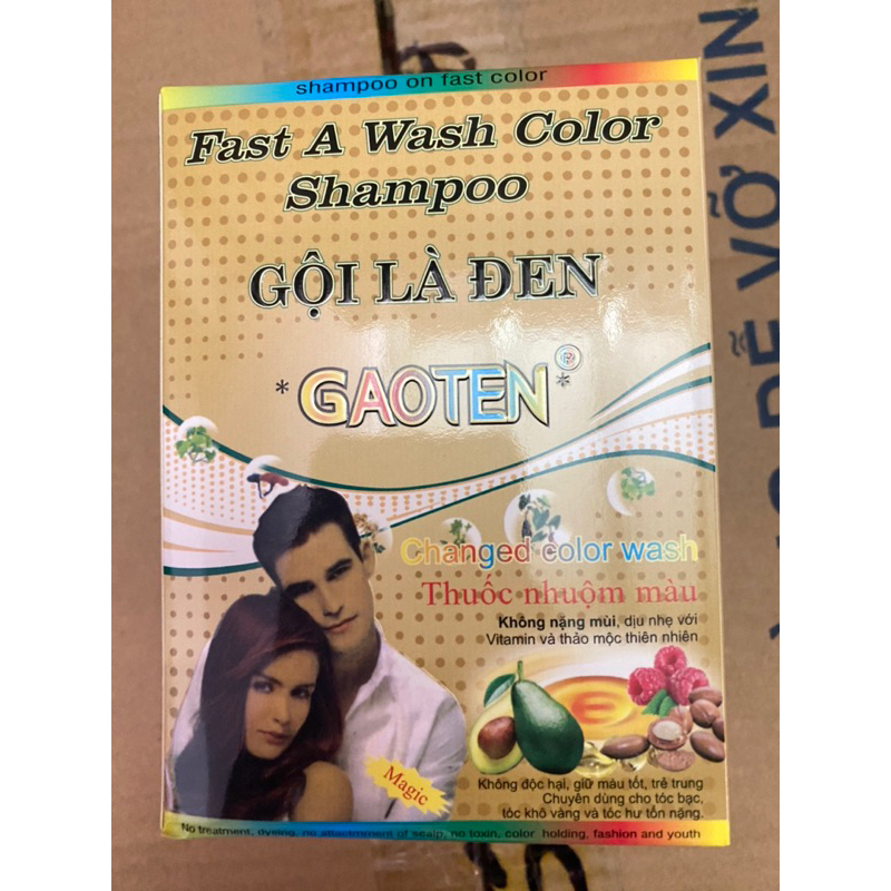 Gội là đen Gaoten dành cho tóc bạc