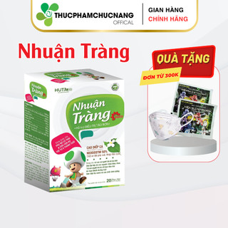 (HT) Siro giảm táo bón cho bé Nhuận Tràng HUTA PHAR (20 ống*10ml) bổ sung chất xơ