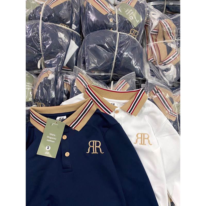 SET 2 ÁO POLO BÉ TRAI CỔ VIỀN THU ĐÔNG