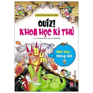 Sách - quiz! khoa học kì thú - núi lửa động đất
