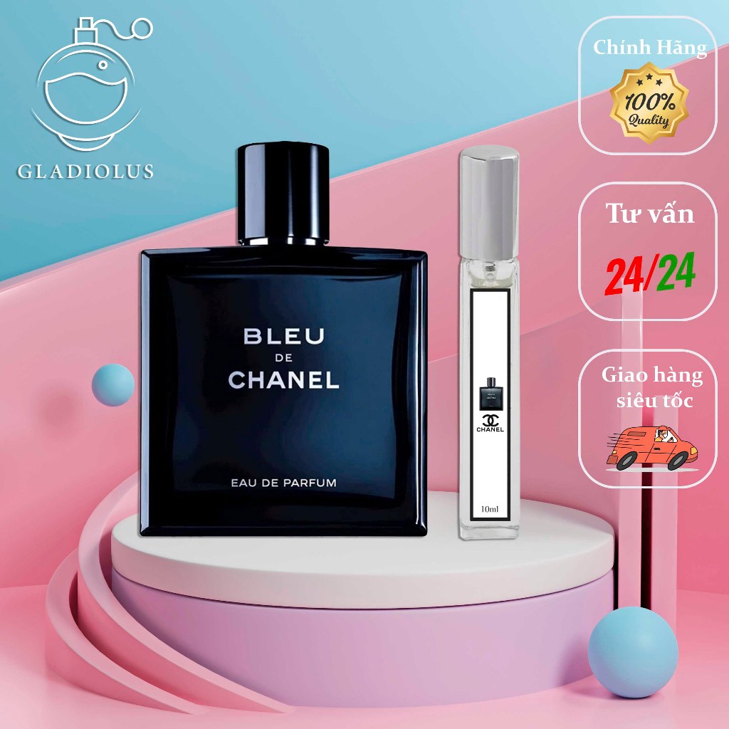 Nước hoa nam Bleu De Chanel huyền bí, mạnh mẽ,tươi mát -10ml