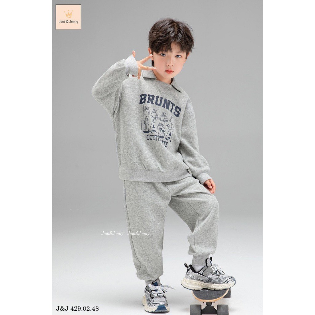 BD2383 Bộ nỉ da cá J&J BT Brunts