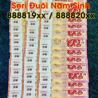 ⭐Seri Năm Sinh⭐ Tiền Kỉ Niệm Hình Con Rồng Macao 100 Patacas Lì Xì Tết Giáp Thìn 2024 Độc lạ Macau