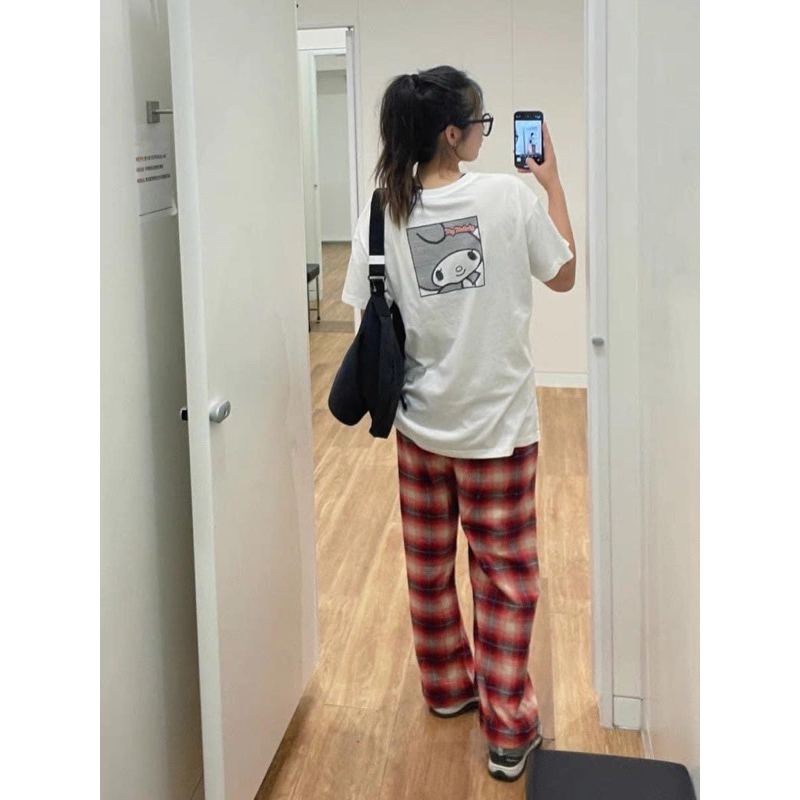 Quần Flannel Xuông Uni/qlo Nhật Bản 461756