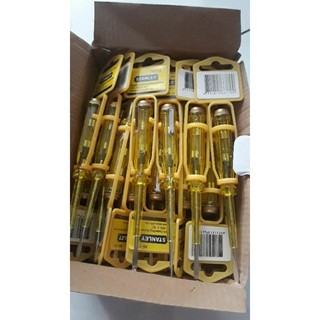 Bút thử điện, bút điện vàng STANLEY, bút điện tô vít