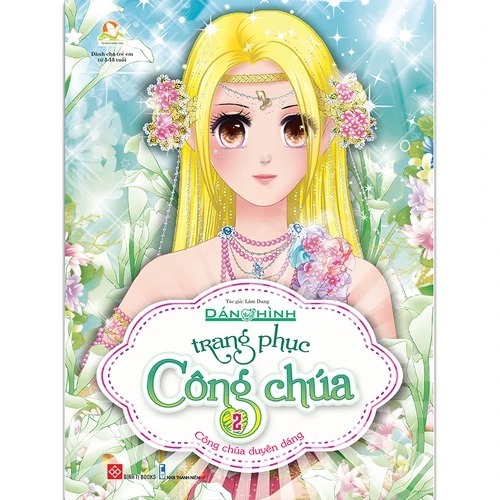 Sách thiếu nhi - Dán hình trang phục công chúa 6T