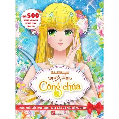 Sách thiếu nhi - Dán hình trang phục công chúa 6T