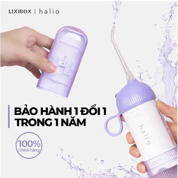 Máy tăm nước Halio UltraClean Oral Irrigator 3 chế độ Periwinkle