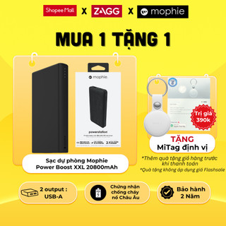 Sạc dự phòng mophie power boost xxl 20800mah 4083-blk-i