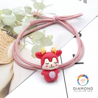 Dây Cột Tóc Sừng Hươu Dễ Thương Diamond CT14
