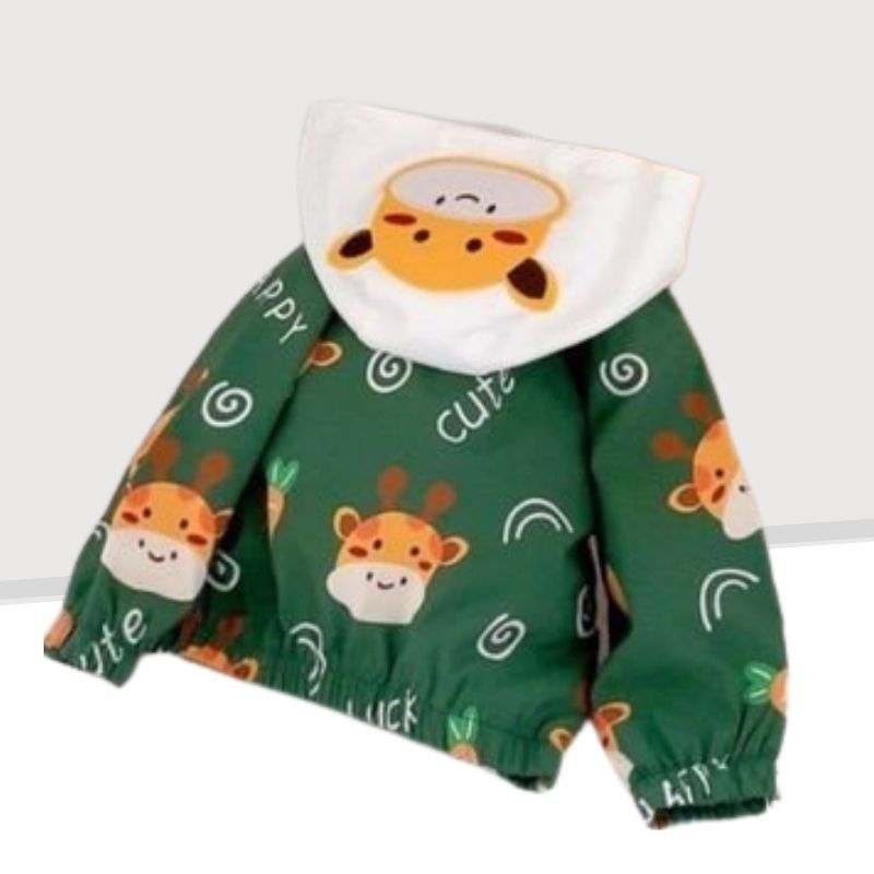 Áo khoác bé gái Bosskids in hình Thỏ Rabit Chất vải cao cấp sành điệu phong cách Hàn Quốc AKBG31123