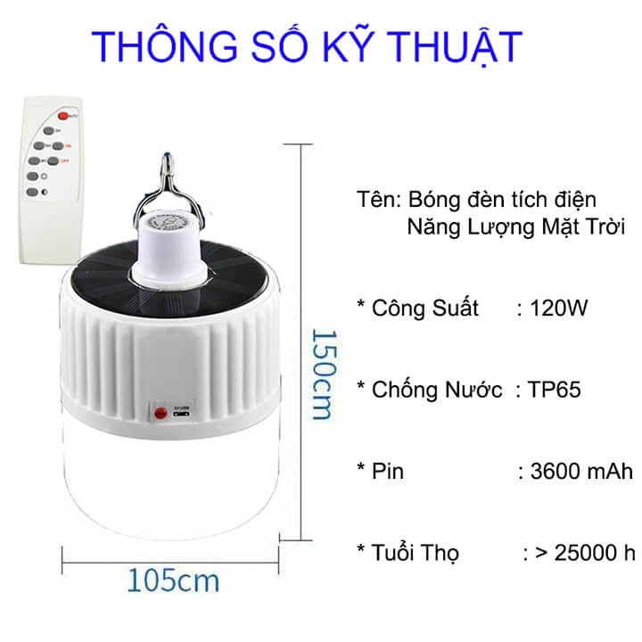 Bóng đèn LED trụ tròn 50W 65W 100W tiết kiệm điện, ánh sáng trắng