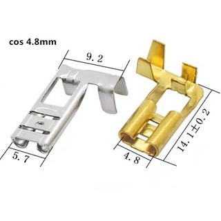 Đầu cos hình lá cờ 4.8mm,6.3mm