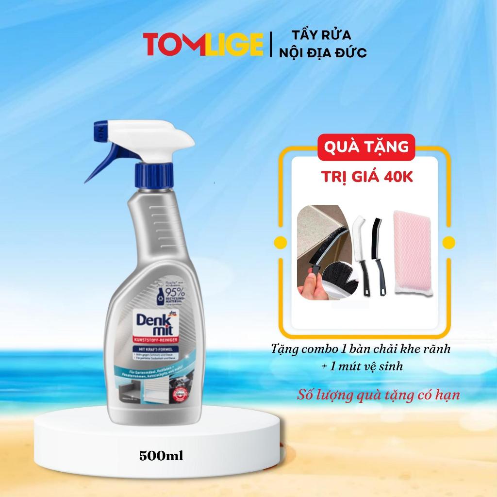 Xịt Vệ Sinh Và Đánh Bóng Nội Thất Nhựa, Nội Thất Ô Tô, Không Mùi, Giảm Bám Bụi, Bảo Dưỡng Đồ Nhựa Denkmit 500ml
