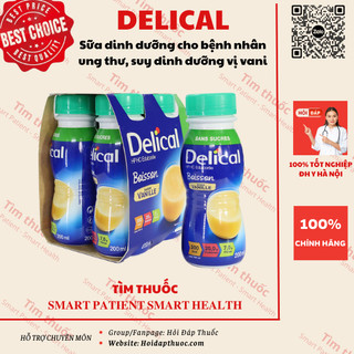Sữa DELICAL dinh dưỡng cho bệnh nhân ung thư, suy dinh dưỡng vị vani