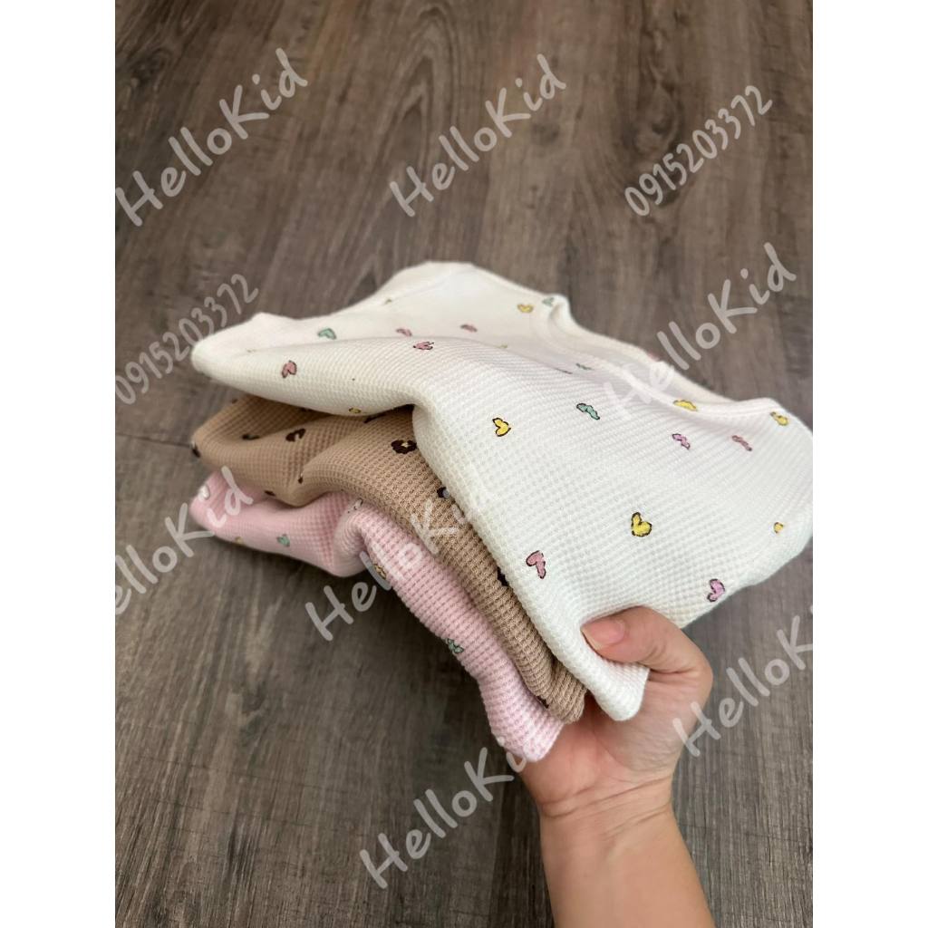 Áo thun dài tay hoạ tiết nhí Gzj cho bé