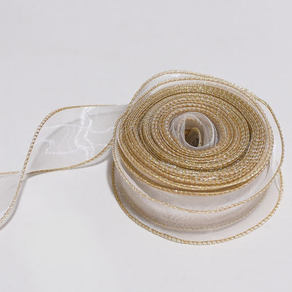 1 mét dây ruy băng voan trơn dùng gói quà dùng trang trí đa năng tiện dụng