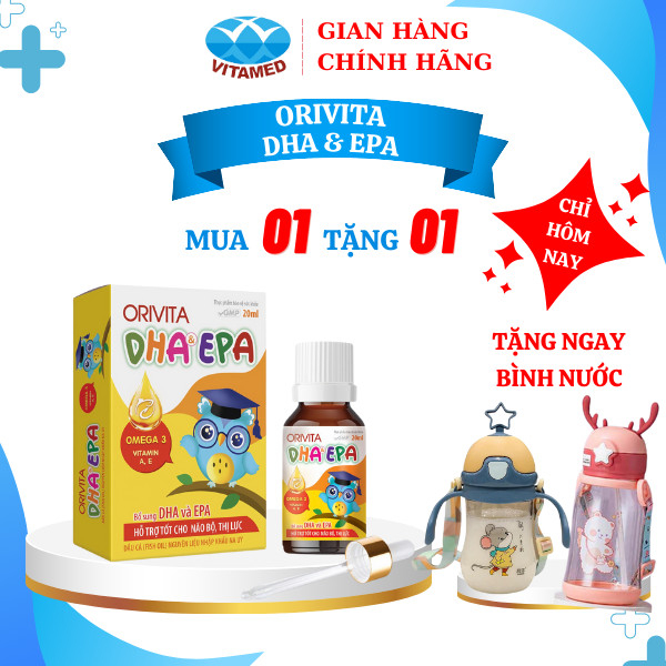 [ Mua 1 Tặng 1 ] ORIVITA bổ sung DHA & EPA Hỗ trợ tốt cho não bộ và thị lực