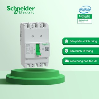 Cầu dao tự động dạng khối g12e3f100 schneider gopact mccb 125, 3p3d, 100a, 15ka