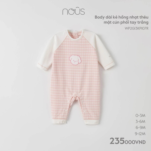 Body suit Nous thu đông cho bé các mẫu mới