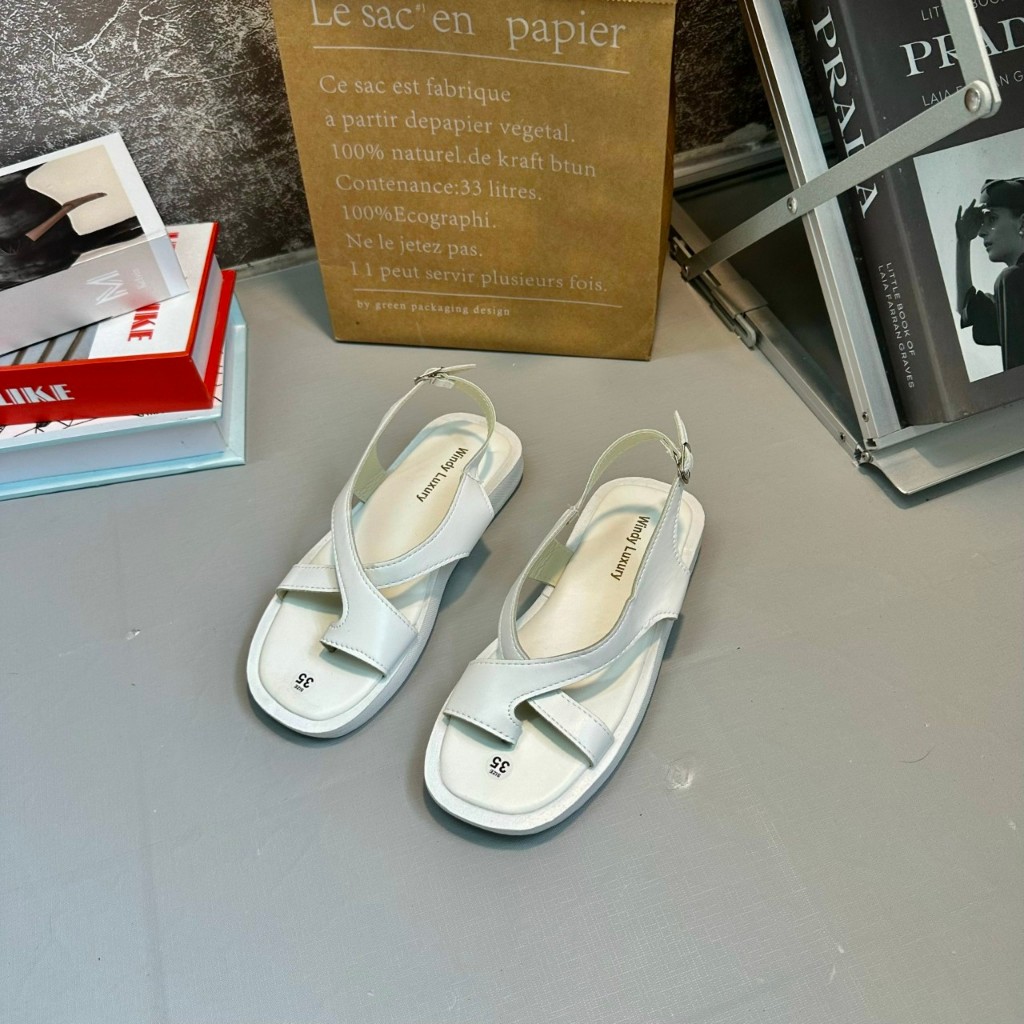 Dép sandal nư xuồng quai kẹp ngón  khóa gài