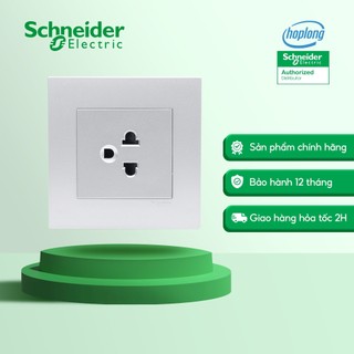 Ổ cắm kb426uest_as_g19 schneider xám bạc - 16a