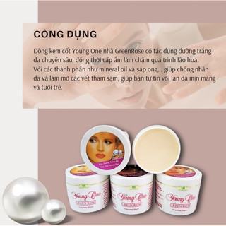 [Young One - CTY Bông Hồng Xanh] Kem Cốt Siêu Trắng 250g