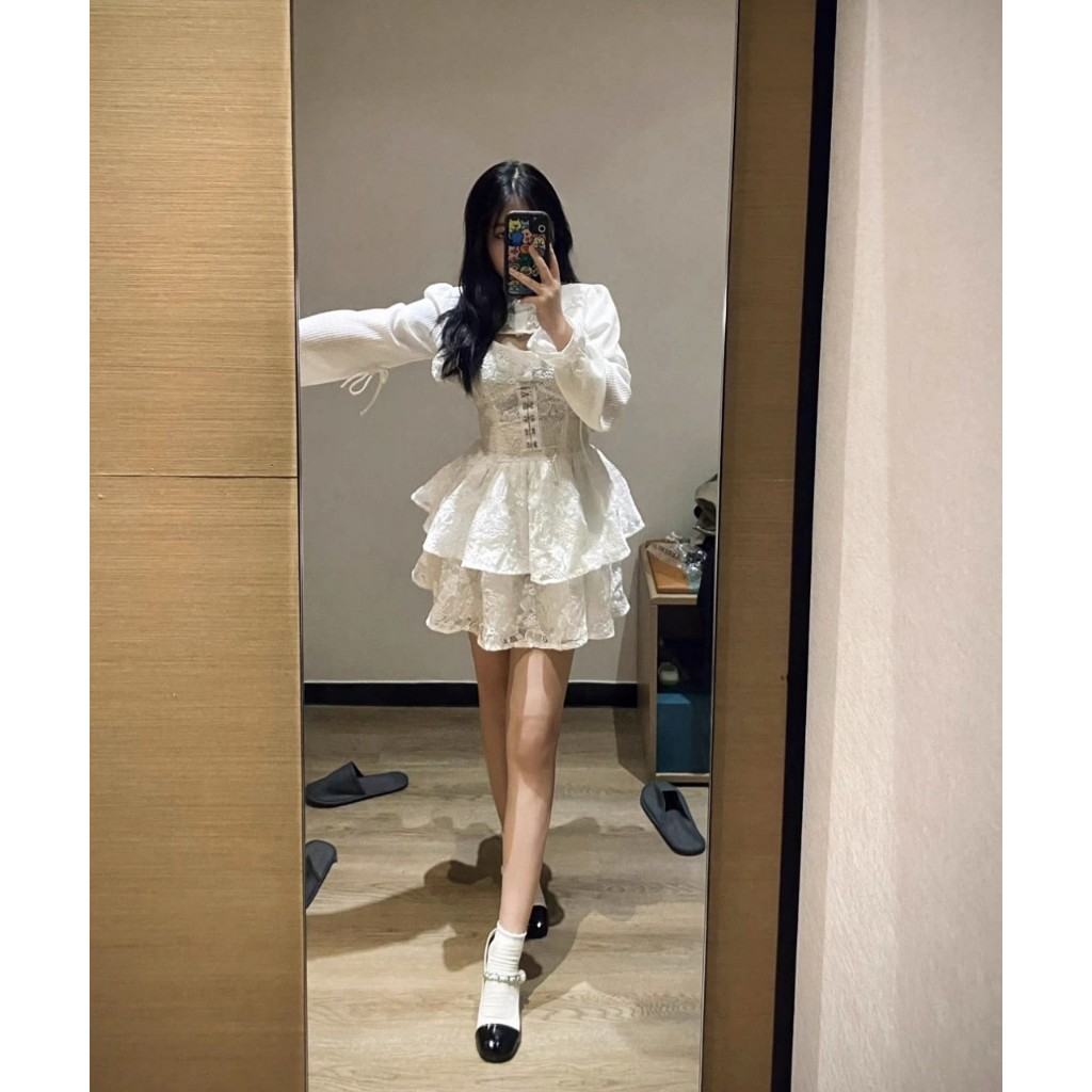 Giày Mary janes nữ đế cao PD-HM06 quai đính bản cao cấp